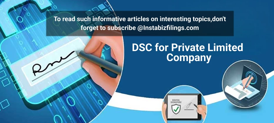 DSC for Company Authorized Signatory