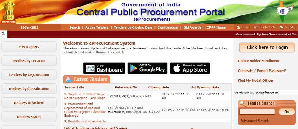 Tender Search Services
