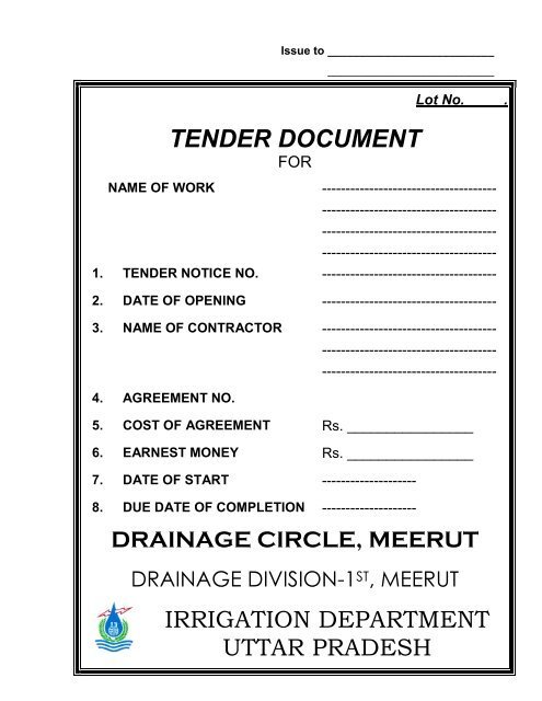 Tender Documentation Services